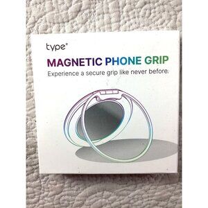 Type Magnetic Phone Grip - Secure Aluminum Kickstand*Metal Ring*Bumble Bee*NWB